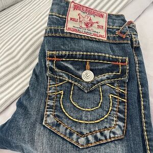 True Religion Women's Denim Jeans with Contrast Stitching